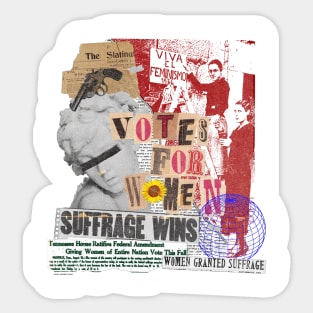 votes for women Sticker